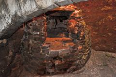 Remains of a bread oven