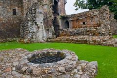 The well and castle ruins