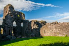 Inside the castle walls
