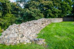 Foundations of the castle walls