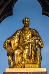 The gilded figure of Prince Albert