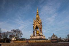 The memorial from Kensington Gore road