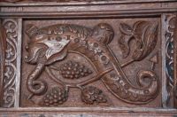 Pulpit carving detail