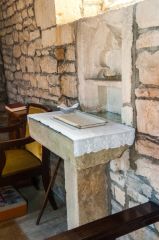 The 14th century piscina