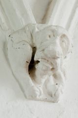 Aldworth, St Mary's Church, Grotesque carving, south aisle