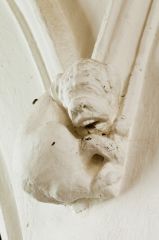 Aldworth, St Mary's Church, Grotesque carving 2