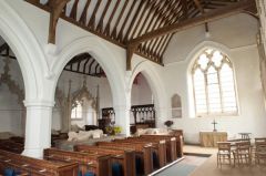 South aisle and nave