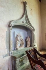 14th century Easter Sepulchre in the chancel