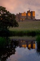 Alnwick Castle, Alnwick Castle sunset