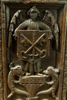 Altarnun, St Nonna's Church, Angel carving