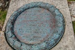 The tribute from President Woodrow Wilson