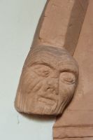 Carved head