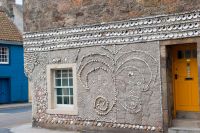 Buckie House, decorated with sea shells