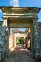 Appuldurcombe House, The porte-cochere from the south