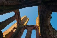 Ruined tower interior