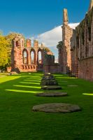 Inside the abbey church