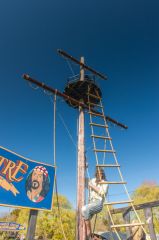 Pirate display outside the Shipwreck Centre
