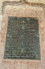 Plaque to William Serle, 1595