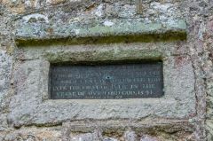 Plaque to William Colnett, 1594