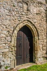 Saxon doorway and blocked window