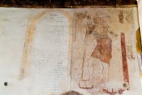 St Christopher wall painting