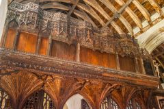 Atherington, St Mary's Church, Another look at the screen and rood loft