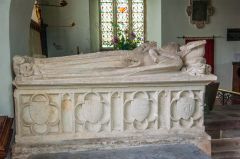 Atherington, St Mary's Church, Sir Ralph Willington tomb, 1349