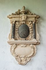 Atherington, St Mary's Church, Anthony Snell wall monument, 1707