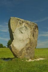 One of the large stones of the outer circle