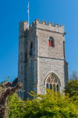 The 15th century west tower