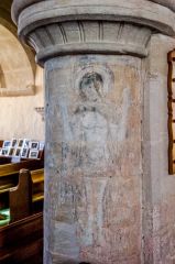 1480 wall painting of 'Christ of Pity' 