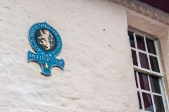 Historic Scotland plaque over the entrance