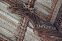 Bacton, St Mary's Church, Hammerbeam roof detail