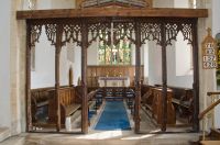 Bacton, St Mary's Church, Rood screen