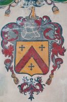 Bacton, St Mary's Church, Smyth family crest