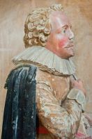 Badingham, St John the Baptist Church, Cotton memorial detail