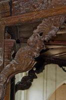 Badingham, St John the Baptist Church, Carved figure, screen 2
