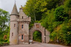 The castellated gatehouse