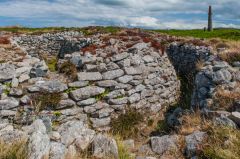 Standing atop the outer barrow wall