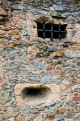 Gun ports beside the entrance