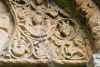Barfreston, St Nicholas Church, Tympanum, right side