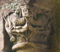 Barfreston, St Nicholas Church, Dragon carving