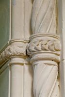 Barfreston, St Nicholas Church, Chancel arch columns