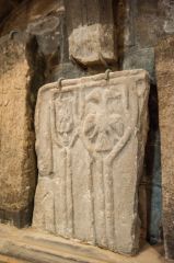 Tomb slab fragment, north transept