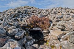 Barpa Langass Chambered Cairn, The passage entrance