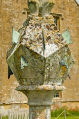 This unusual sundial stands in the grounds of the manor