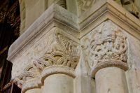 Barton-le-Street, St Michael's Church, Chancel arch capitals