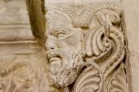 Barton-le-Street, St Michael's Church, Carved face