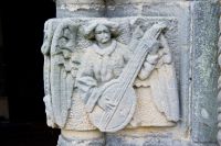 Barton-le-Street, St Michael's Church, Musical angel carving