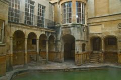 The Pump Room stands at one end of the Baths